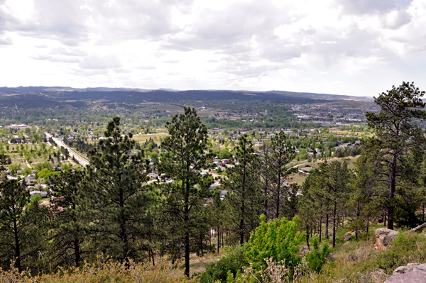 view from Dinosaur Park
